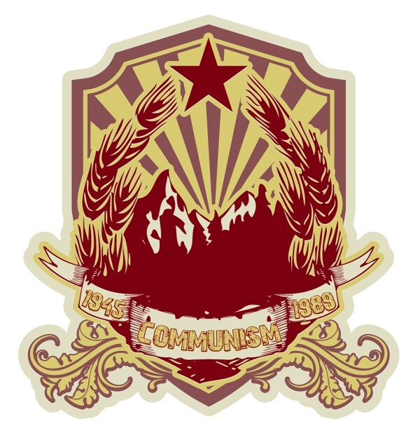 歐美花紋833矢量CDR