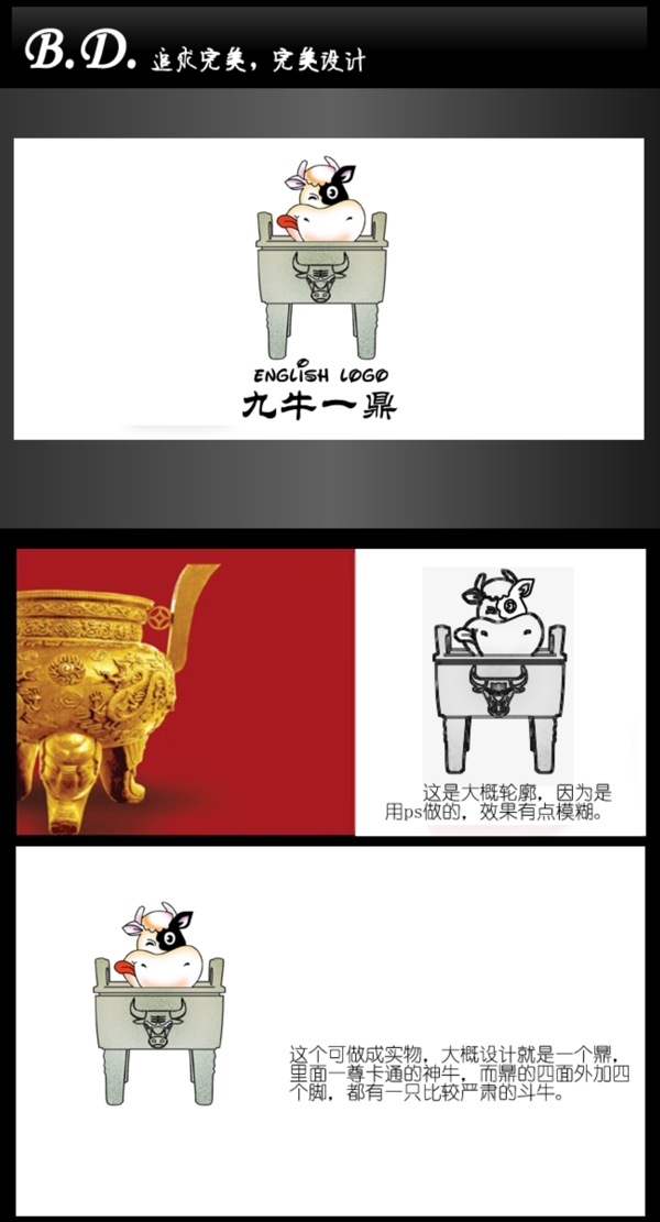 創(chuàng)意LOGO九牛一鼎