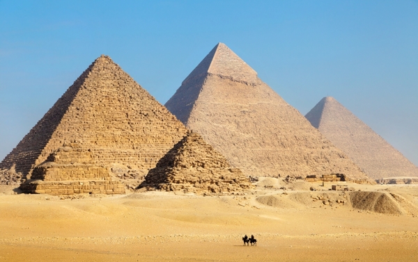 金字塔旅游旅行建筑背景海报素材图片