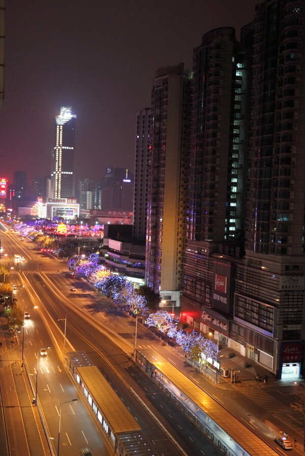 广州天河区夜景图片