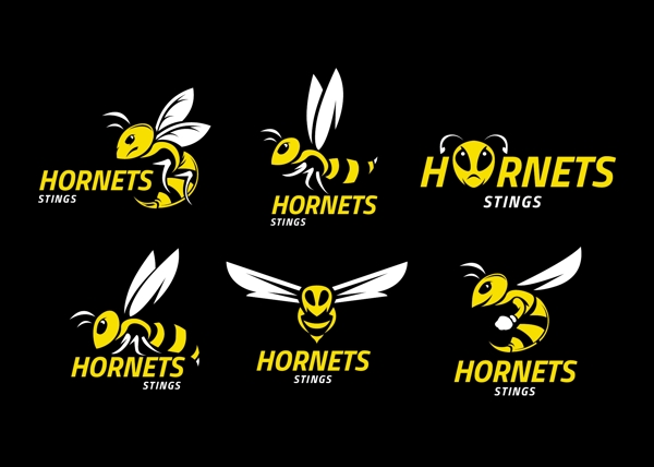 蜜蜂logo蜂蜜标签蜂场图标