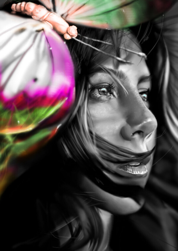 位圖插畫時尚插畫人物插畫插畫師免費(fèi)素材