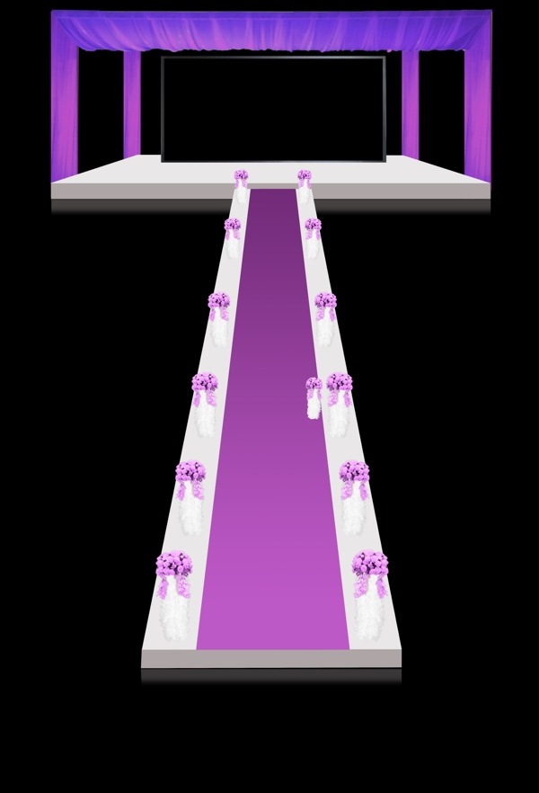 紫色夢(mèng)幻舞臺(tái)