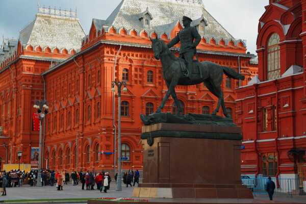 莫斯科朱可夫元帅雕像