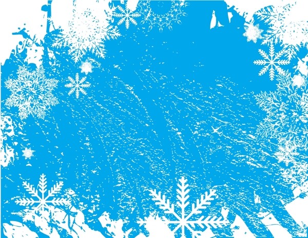 雪花主题矢量