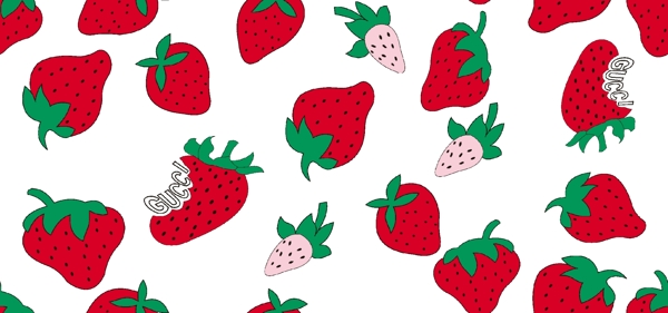 数码印花草莓
