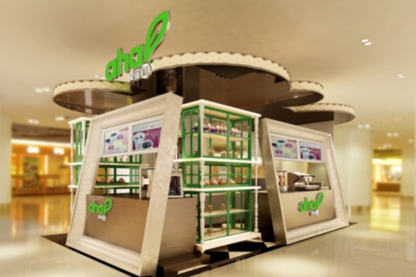 清新甜品店模型圖片