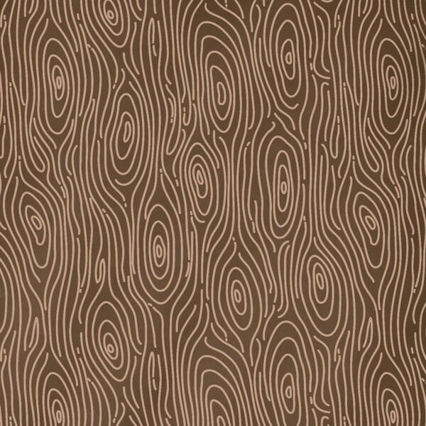 木板木纹纹理棕色简单木条卡通简笔画简约勾线免扣