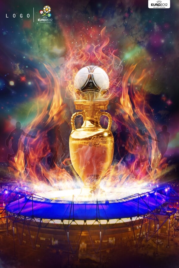 2012年欧洲杯主题海报图片