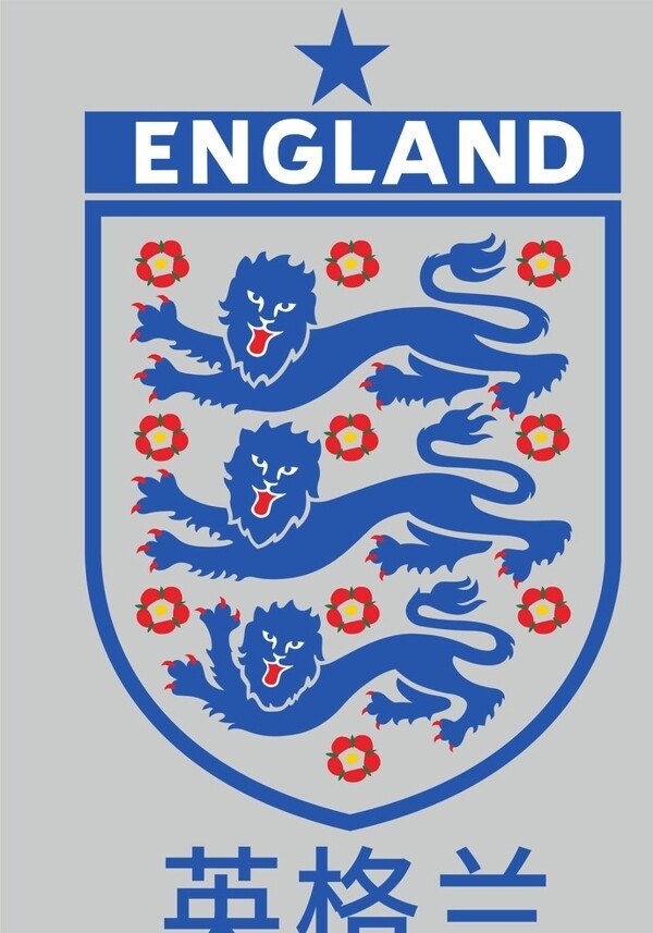 英格兰男子足球队队徽