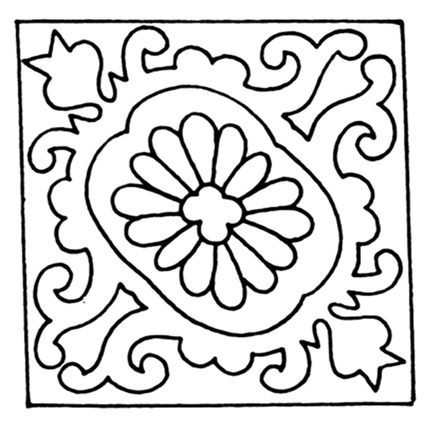 團(tuán)花紋樣傳統(tǒng)圖案0100
