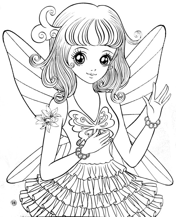 白描花仙子