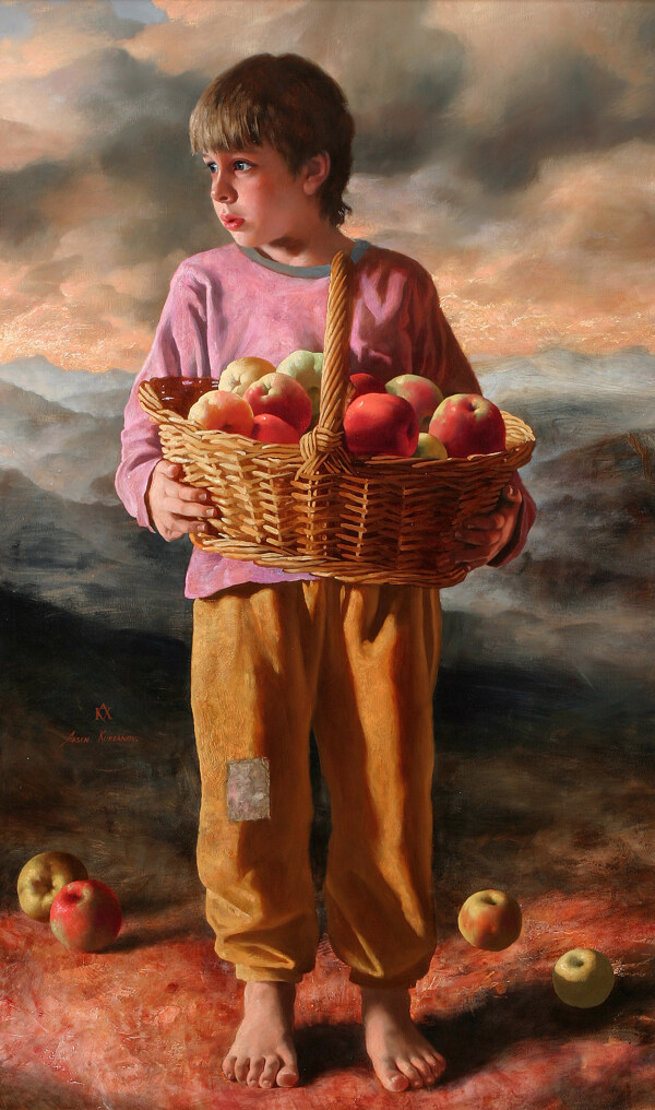 Western093高清西方現(xiàn)代人物油畫國外油畫人物油畫作品