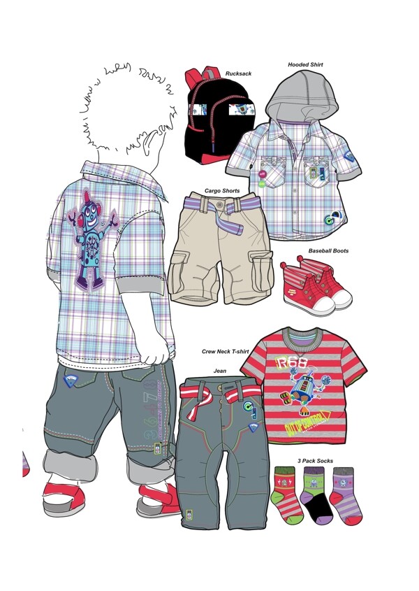 服裝款式效果圖圖片