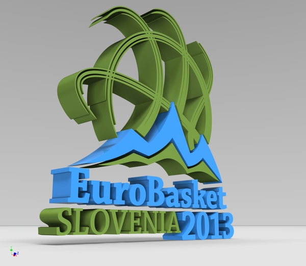斯洛文尼亚的2013欧锦赛标志
