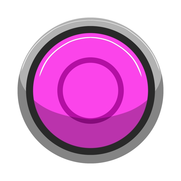 紫色的开始按钮插画