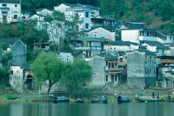 安徽皖南古村乡村风光图片
