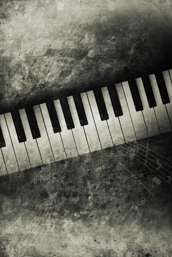 线普复古钢琴