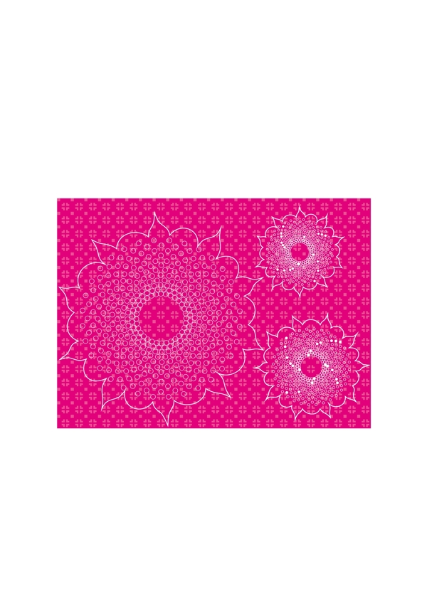 歐美花紋081矢量CDR