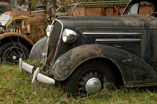 旧式老式汽车图片