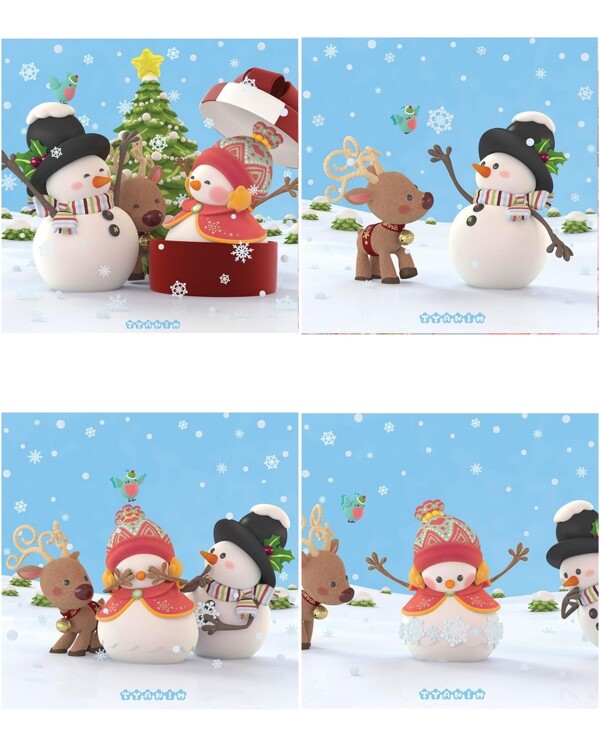 圣誕雪人