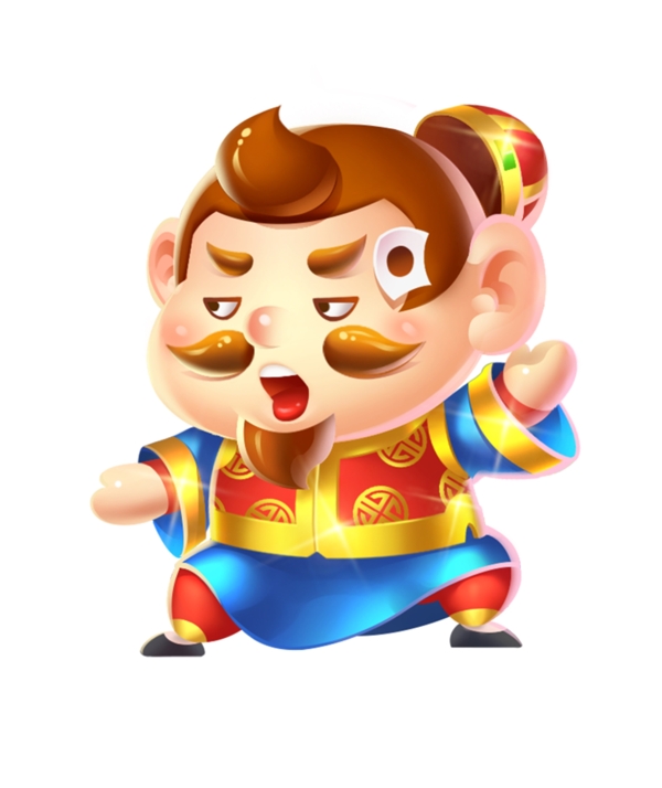 原創(chuàng)插畫地主設(shè)計(jì)