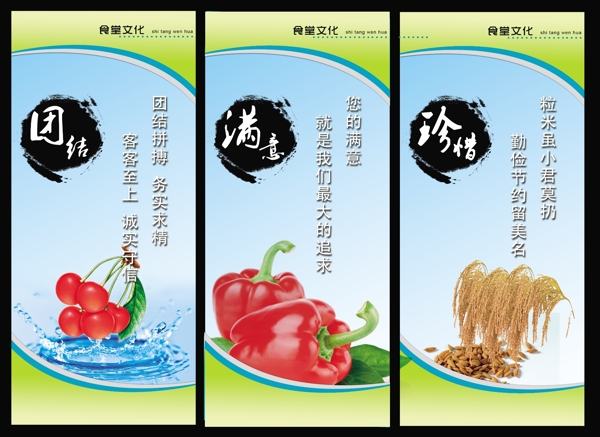 食堂文化展板
