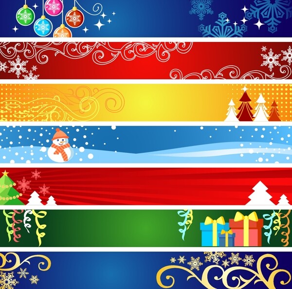 冬季横幅banner图片