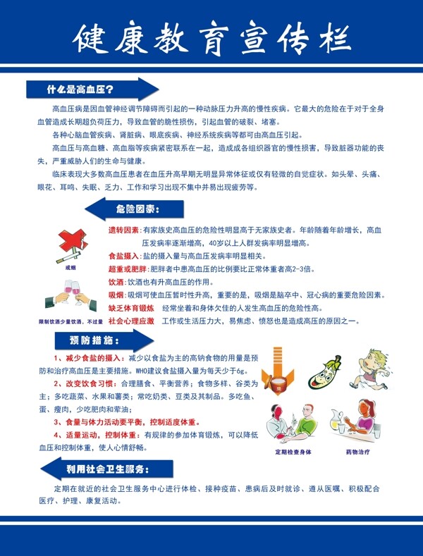 健康教育宣傳欄