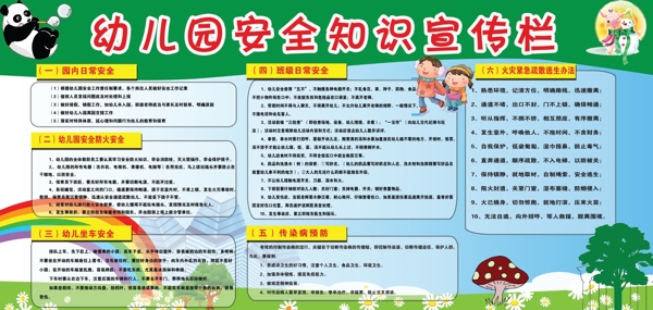 幼兒園安全知識(shí)宣傳欄