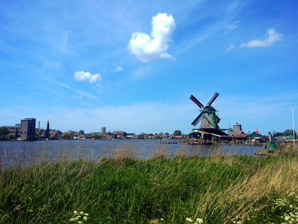 阿姆斯特丹大风车图片