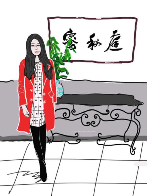 手繪人物插畫
