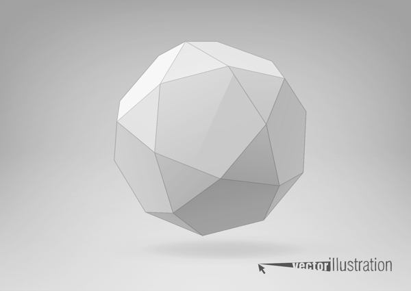 三维几何图形设计矢量图02