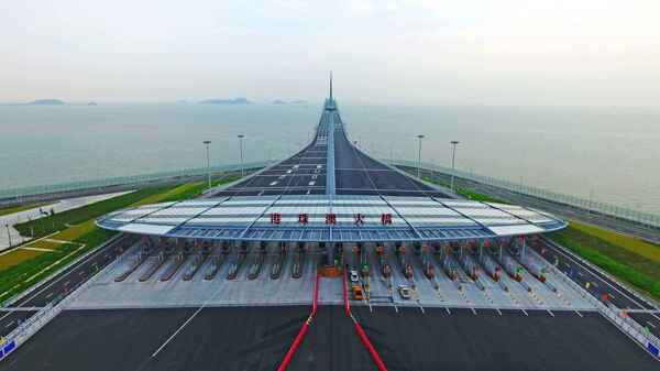 高清港珠澳大桥工程风景
