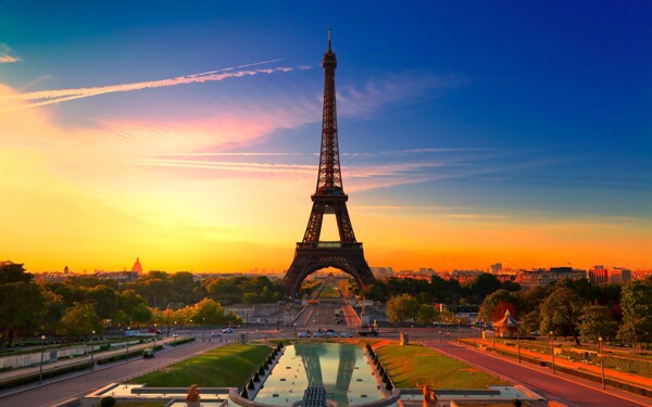 唯美梦幻的巴黎铁塔
