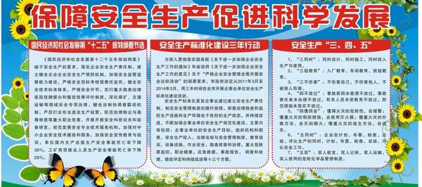 保障安生生產促進科學發(fā)展圖片