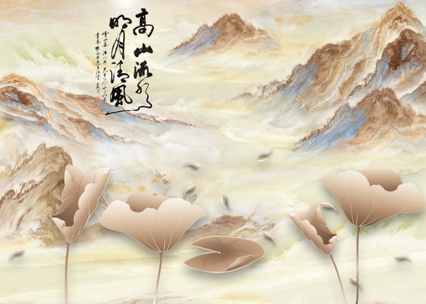 新中式背景墻