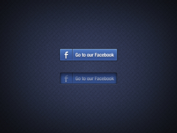 脆的facebook按钮正常压PSD