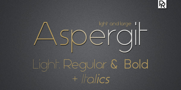 aspergit字体