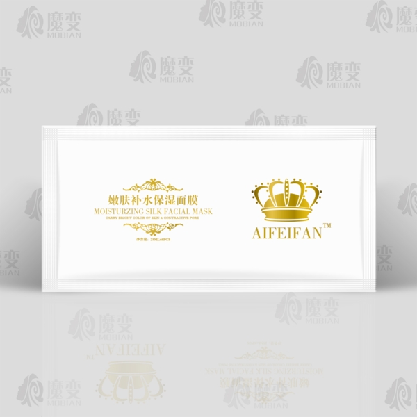 白色面膜包裝袋圖片