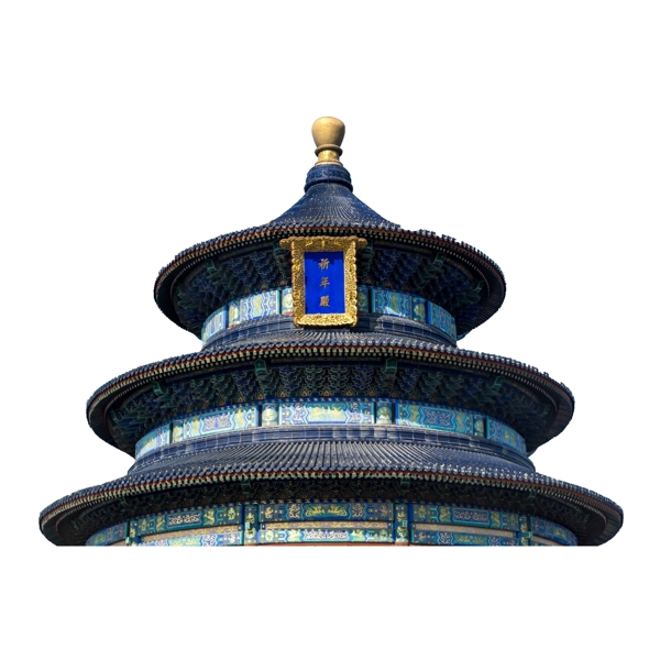 北京天坛古建筑实拍免抠