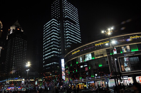 上海四川北路夜景图片
