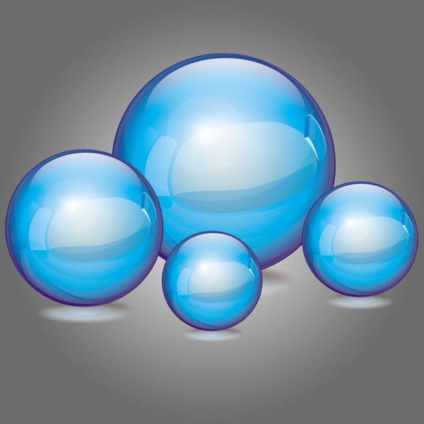 水晶球蓝色水晶球图片