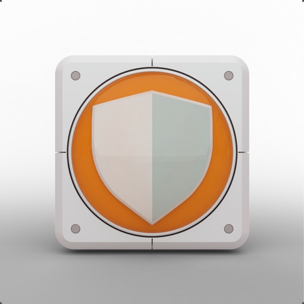 三维立体安全icon