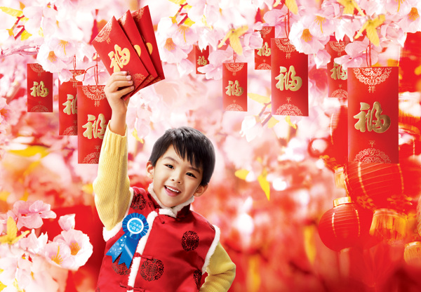 小男孩紅包圖片