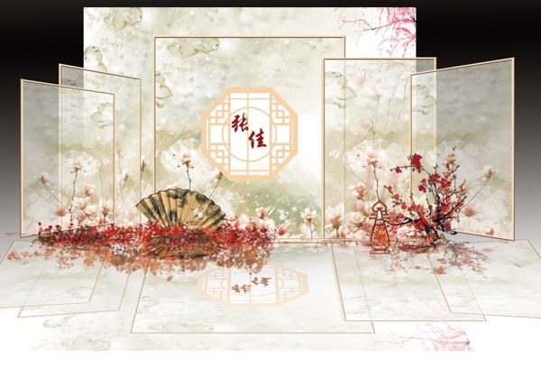 中國風(fēng)迎賓區(qū)