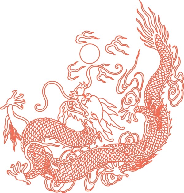 神龍戲珠圖片