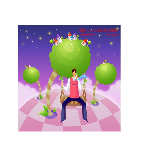 商業(yè)寓意插畫商務(wù)矢量素材商務(wù)男性HanMaker韓國設(shè)計素材庫