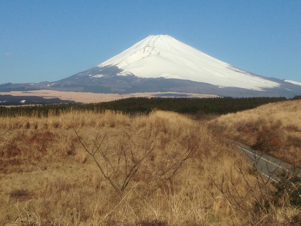 冬日富士山图片