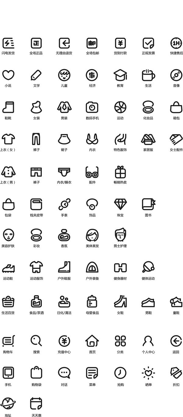 icon常用圖標(biāo)